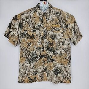 GameGuard‎ Shirt Mens XL Cactus Camouflage Fishing Short Sleeve Outdoor 1023